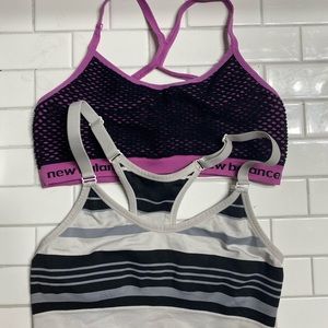 Bundle of 2 New Balance sports bras